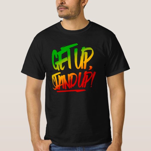 Levez-Vous, Levez-Vous ! T-shirt Rasta Colours Reg (Devant)