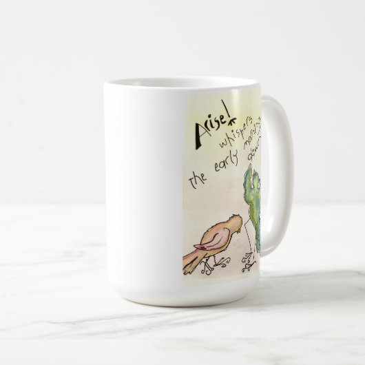 Levez-vous, pleure l'aube matinale ! Mug (Devant droit)