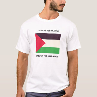 Levez-vous pour la Palestine - T-shirt de drapeau