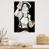 Levi-aanval reinigen op Titan Poster (Keuken)