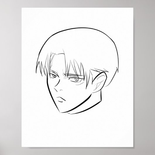 Levi Ackerman Poster (Voorkant)