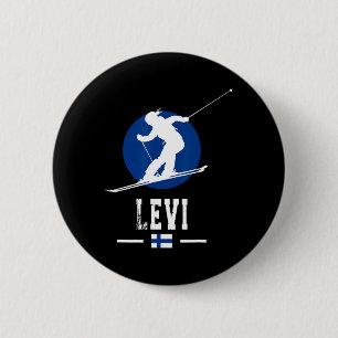 Levi Finland Skigebied Fins Lapland Skiing Sou Ronde Button 5,7 Cm