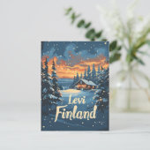 Levi Finland Vintage Kunst Briefkaart (Staand voorkant)