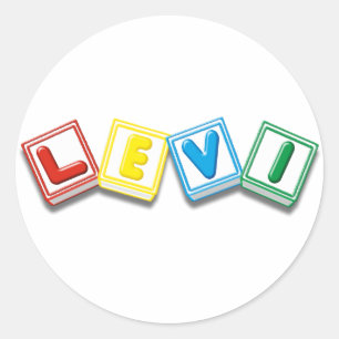 Levi Ronde Sticker