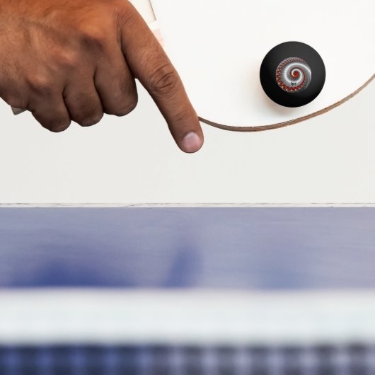 LEVI ~ Silver Shell ~ Fractal Design ~ Pingpongballen (Peddel)