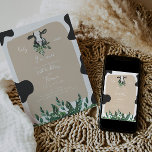 LEVI Vache première invitation anniversaire<br><div class="desc">Vache sainte,  ton bébé est un ! Partagez les détails de leur journée spéciale avec cette adorable invitation.</div>