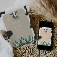 LEVI Vache première invitation anniversaire