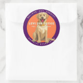 Levi voor Kantoor Ronde Sticker (Tas)