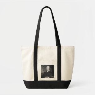 Levi Woodbury, gegraveerd door Robert E. Whitekerk Tote Bag