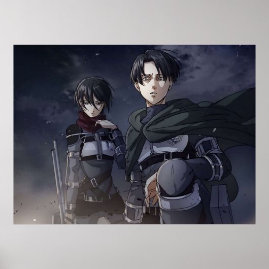 Levi x Mikasa Poster (Voorkant)