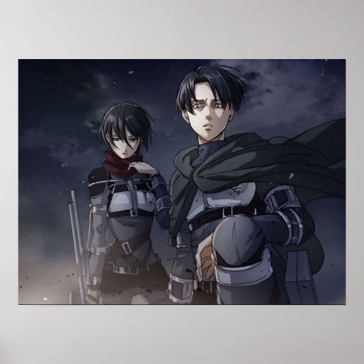 Levi x Mikasa Poster (Voorkant)
