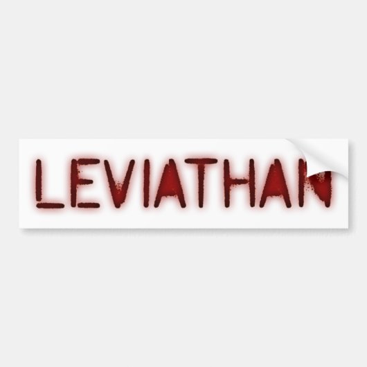 Leviathan Bumpersticker (Voorkant)