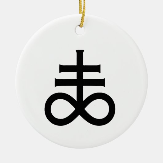 Leviathan-kruis Keramisch Ornament (Voorkant)