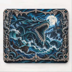 Leviathan, Papieren Uitgesneden Monster Muismat