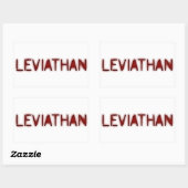 Leviathan Rechthoekige Sticker (Vel)