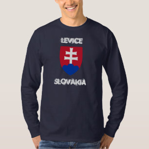Levice, Slowakije met wapenmantel T-shirt