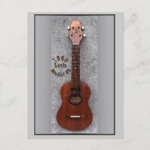 Levin Ukulele Briefkaart 1960