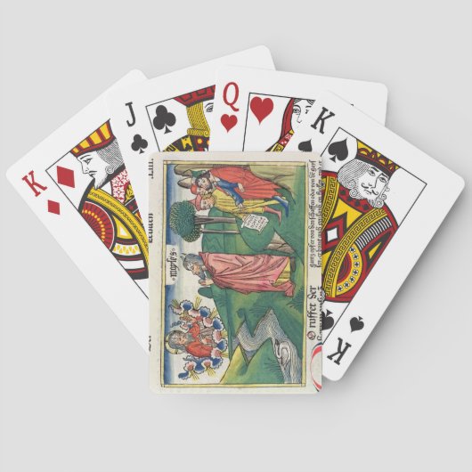 Leviticus 1 1-7 The Law of Offerings, from the 'Nu Speelkaarten (Achterkant)