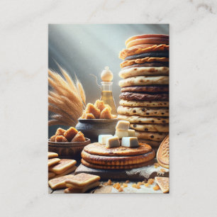 Leviticus 7:11-12 KJV Kaarten - Dankzegging Cakes Visitekaartje