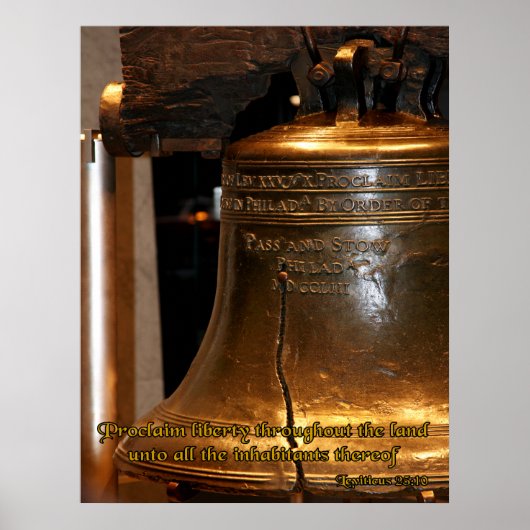 Leviticus Liberty Bell Poster (Voorkant)