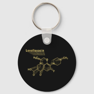 Levofloxacine antibioticum, goudformule sleutelhanger
