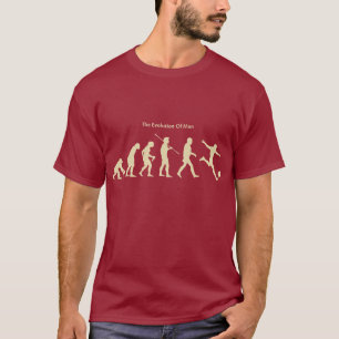 L'évolution de l'homme (soccer) T-shirt