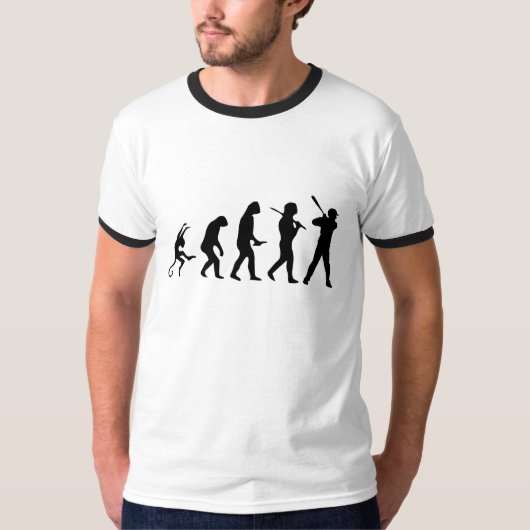 L'évolution du baseball - Fantastique T-shirt de b (Devant)