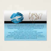 Lèvres à Parties scintillant bleu doux - Comment a (Dos)