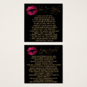 Lèvres à Parties scintillant rose chaud 2 - Commen (Devant & derrière)