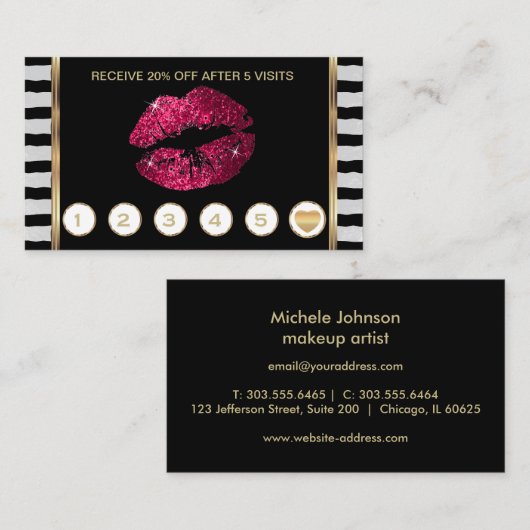 Lèvres à Parties scintillant rose chaud Fidélité a (Devant / Derrière)