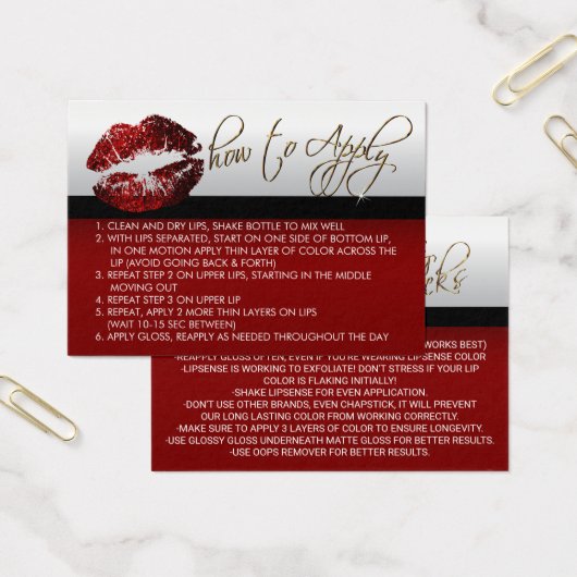 Lèvres à Parties scintillant rouge cannelle - Comm (Bureau)