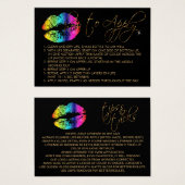 Lèvres arc-en-ciel - Comment appliquer (Devant & derrière)