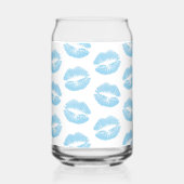 Lèvres Bleues, Motif De Lèvres, Bleu, Baiser (Gauche)