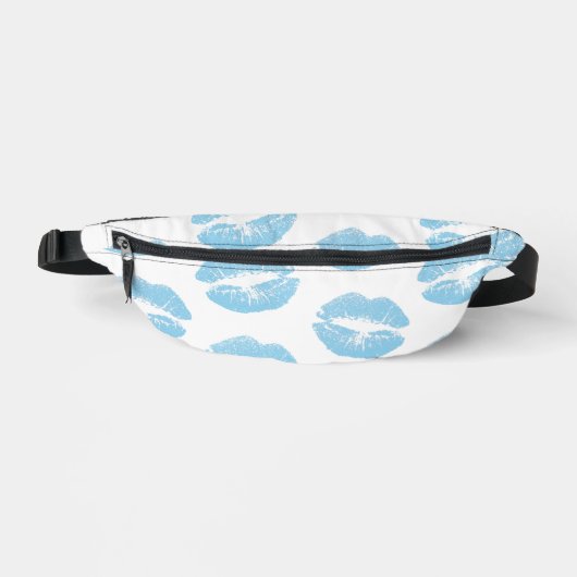 Lèvres bleues, motif de lèvres, rouge à lèvres ble (Recto)