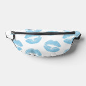 Lèvres bleues, motif de lèvres, rouge à lèvres ble (Poser)