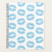 Lèvres bleues, motif de lèvres, rouge à lèvres ble (Devant)