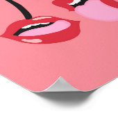 Lèvres cerises | Impression d'art | télécharger | (Coin)