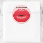 Lèvres chaudes, scellées avec des autocollants de  (Sac)