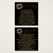 Lèvres de Parties scintillant Dusty Rose 2 - Comme (Devant & derrière)