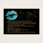 Lèvres de Parties scintillant turquoises - Comment (Devant)