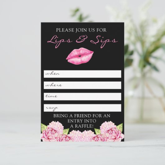 Lèvres et invitation de partie de Lipsense de Sips (Debout devant)