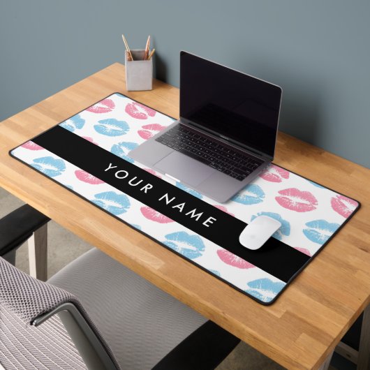 Lèvres Roses, Lèvres Bleues, Baiser, Votre Nom, Pe (Bureau 2)