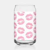 Lèvres Roses, Motif De Lèvres, Rouge Rose, Baiser (Verso)