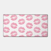 Lèvres Roses, Motif De Lèvres, Rouge Rose, Baiser (Recto)