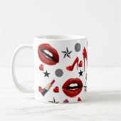 Lèvres rouge à lèvres talons Mug (Gauche)