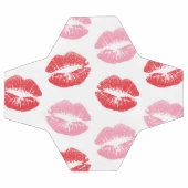 Lèvres rouges et roses, Motif des lèvres, bâton à  (Plat)