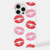 Lèvres rouges et roses, Motif des lèvres, bâton à (Verso)