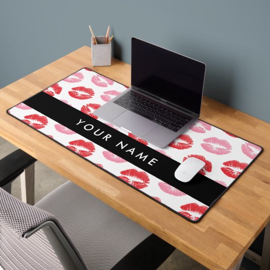 Lèvres Rouges, Lèvres Roses, Baiser, Votre Nom, Pe (Bureau 2)