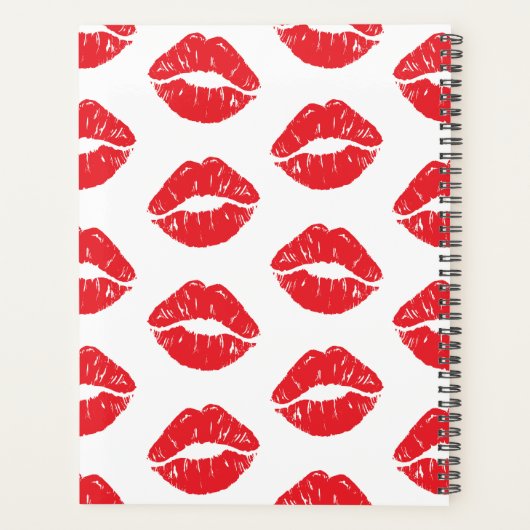 Lèvres Rouges, Rouge À Lèvres, Baiser, Motif Des L (Dos)