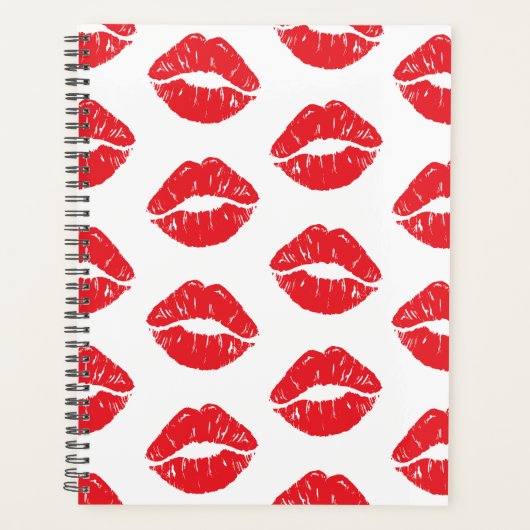 Lèvres Rouges, Rouge À Lèvres, Baiser, Motif Des L (Devant)